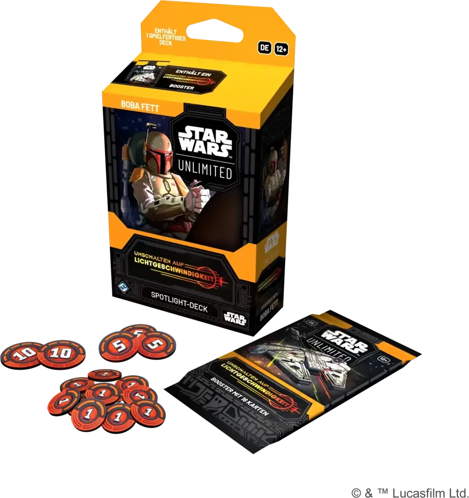 Star Wars: Unlimited - Umschalten auf Lichtgeschwindigkeit - Spotlight Starter Deck - Boba Fett - DE