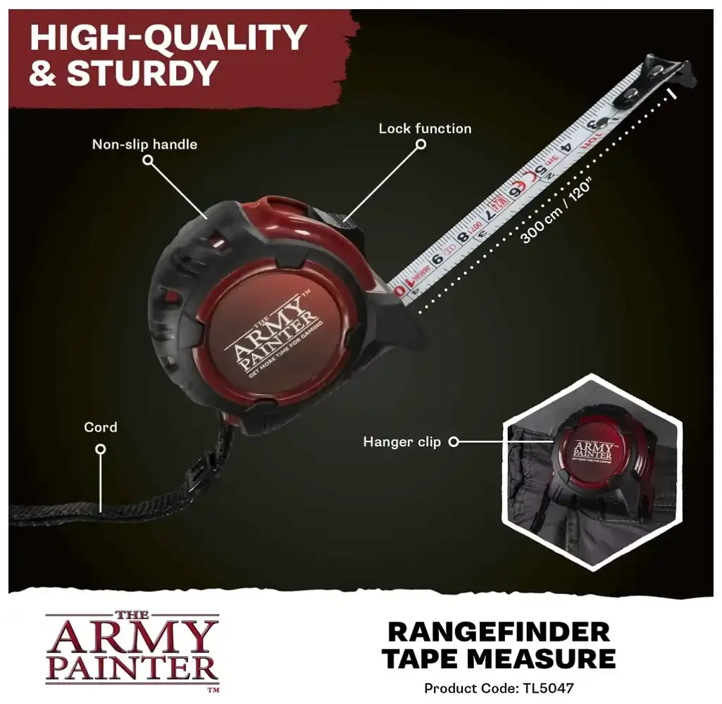 The Army Painter - Rangefinder Tape Measure
