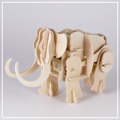Mammut - 3D Robotic Holzpuzzle