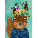 Sweet Squirrel - Floral Friends