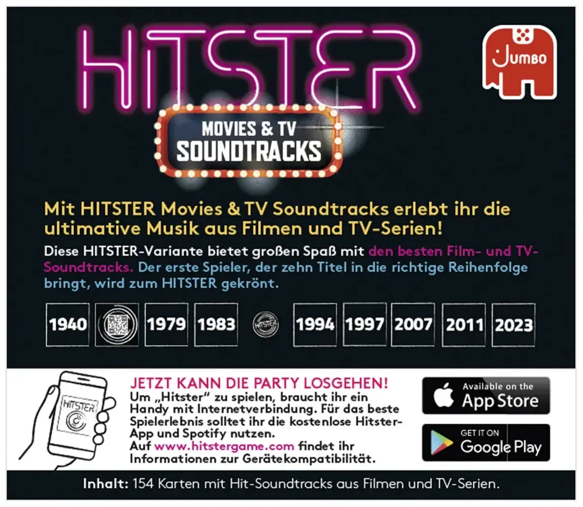 Hitster - Movies & TV Soundtracks Erweiterung - DE