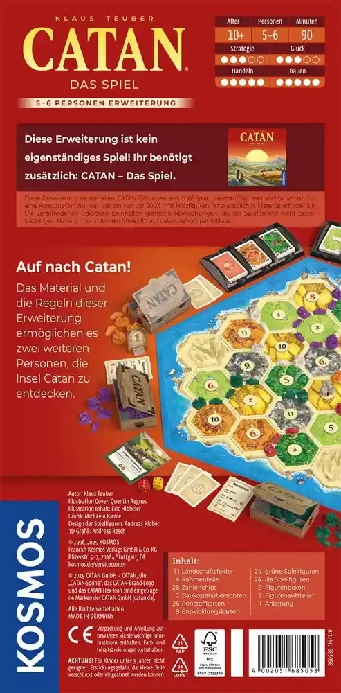 Catan | 5/6 Spieler - Erweiterung