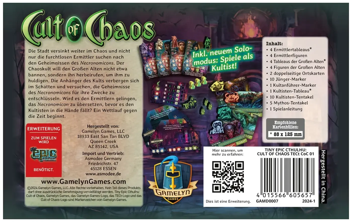 Tiny Epic Cthulhu | Cult of Chaos - Erweiterung