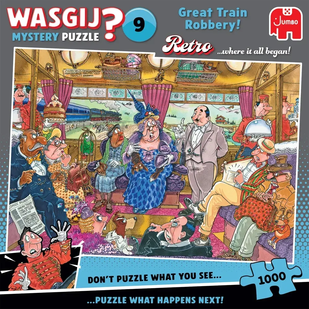 Zugüberfall! - Wasgij Retro Mystery 9