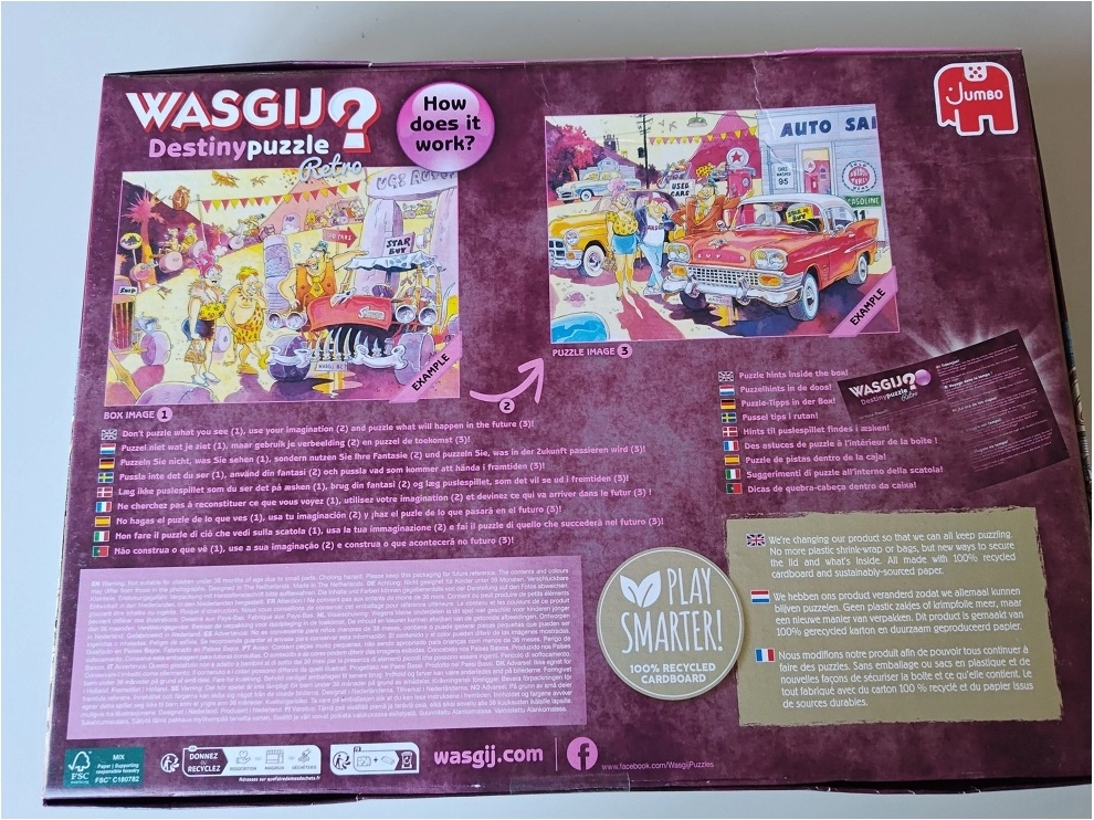Rock arount the clock! - Wasgij Retro Destiny 7 (Defekte Verpackung)