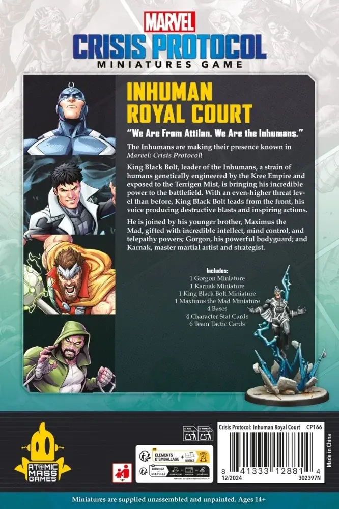 Marvel: Crisis Protocol – Inhuman Royal Court Character Pack