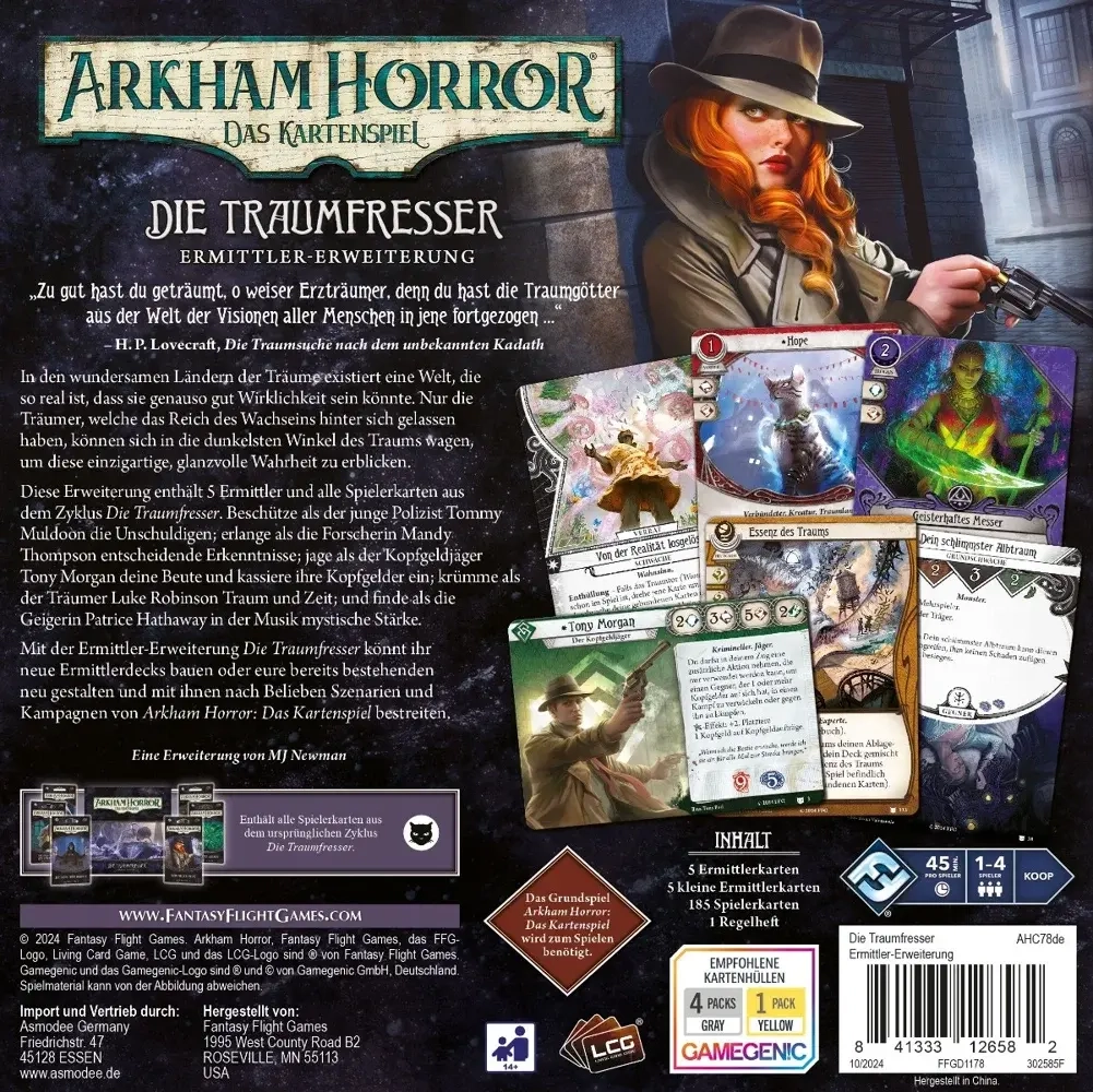 Arkham Horror: Das Kartenspiel | Die Traumfresser - Ermittler-Erweiterung