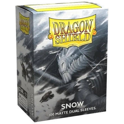 Dragon Shield Japanese size Dual Matte Sleeves - Snow 'Nirin' (60 Sleeves)