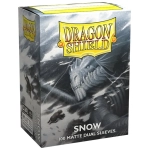 Dragon Shield Japanese size Dual Matte Sleeves - Snow 'Nirin' (60 Sleeves)
