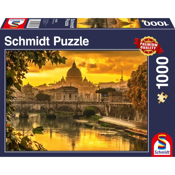 Goldenes Licht über Rom