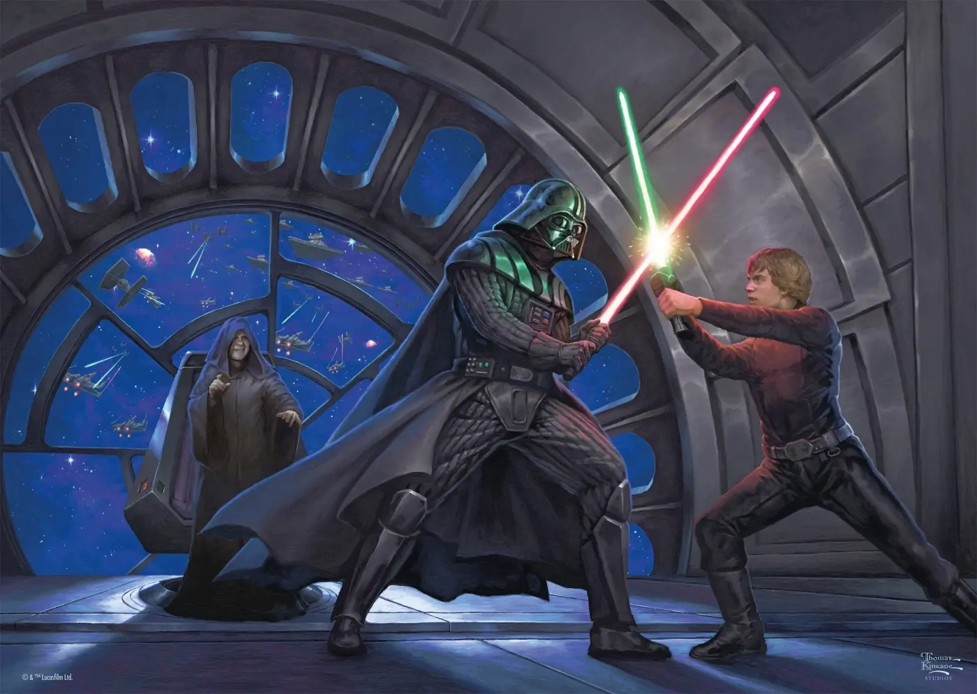 Thomas Kinkade Studios: Star Wars - A Son''s Destiny