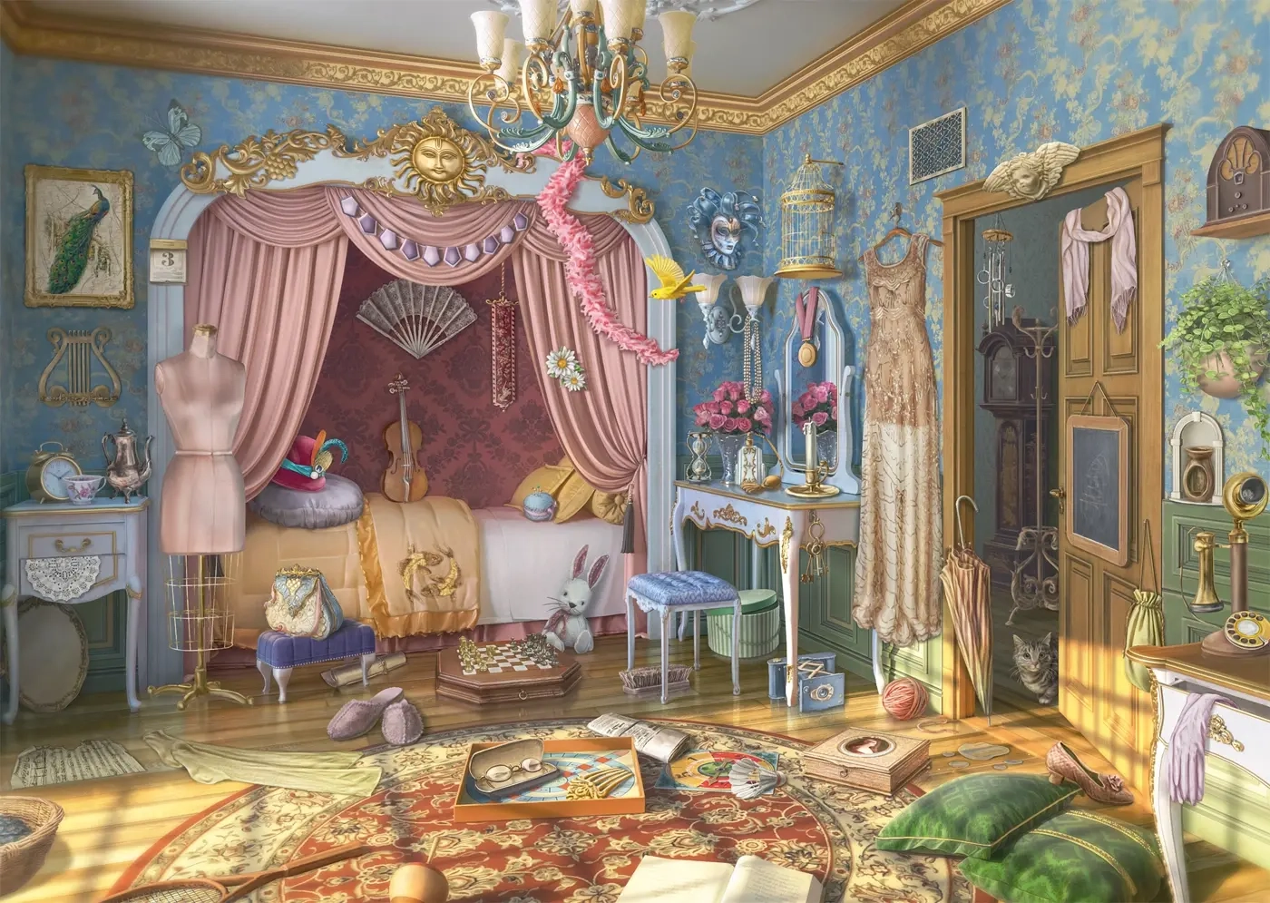 Junes Reise - Junes Schlafzimmer - Secret Puzzle