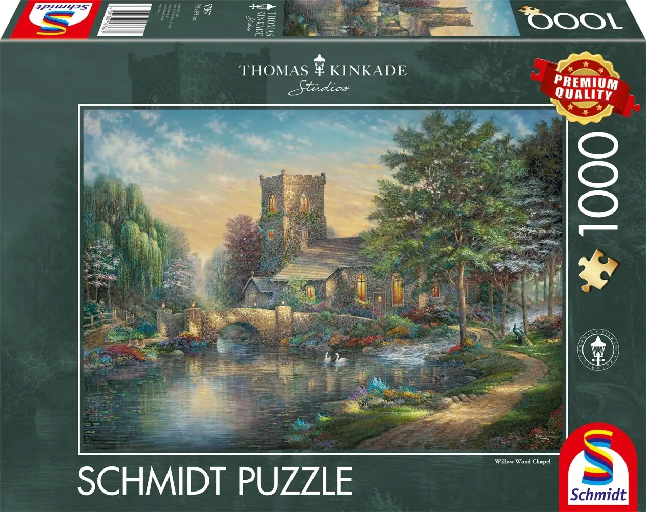 Thomas Kinkade - Willow Wood Chapel