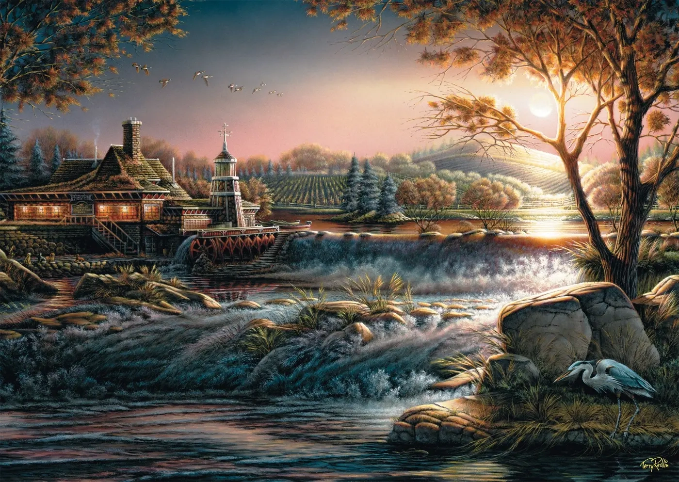 Lichter in der Wildnis - Terry Redlin