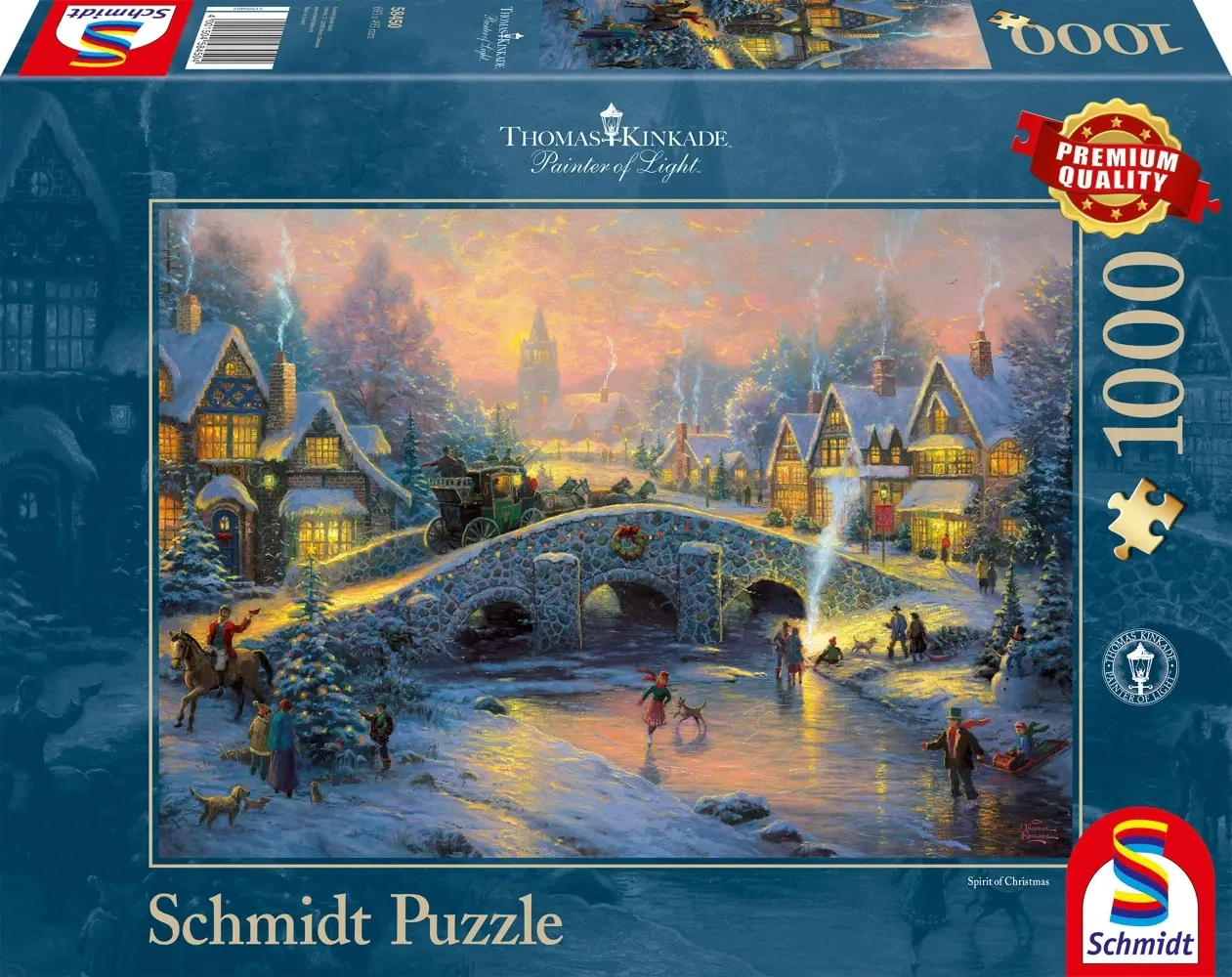 Winterliches Dorf