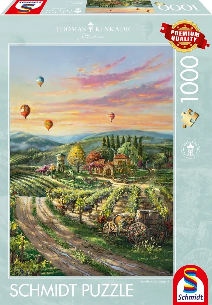 Peaceful Valley Vineyard - Thomas Kinkade