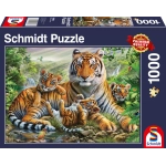 Tiger und Welpen