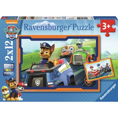 Paw Patrol - 2 Puzzle à 12 Teilen