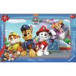Paw Patrol - Vier mutige Retter - 15 Teile Puzzle