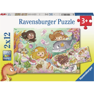 Kleine Feen und Meerjungfrauen