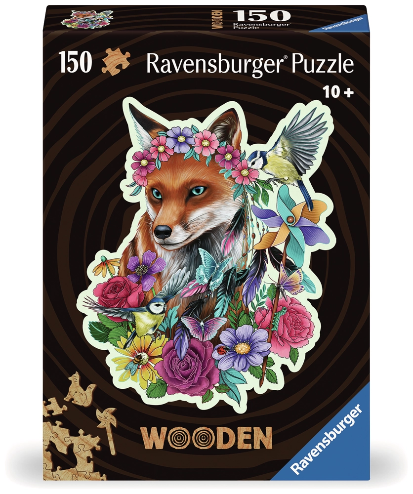 Holzpuzzle - Bunter Fuchs