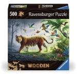 Holzpuzzle - Tiger im Dschungel