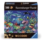 Holzpuzzle - Unten im Meer