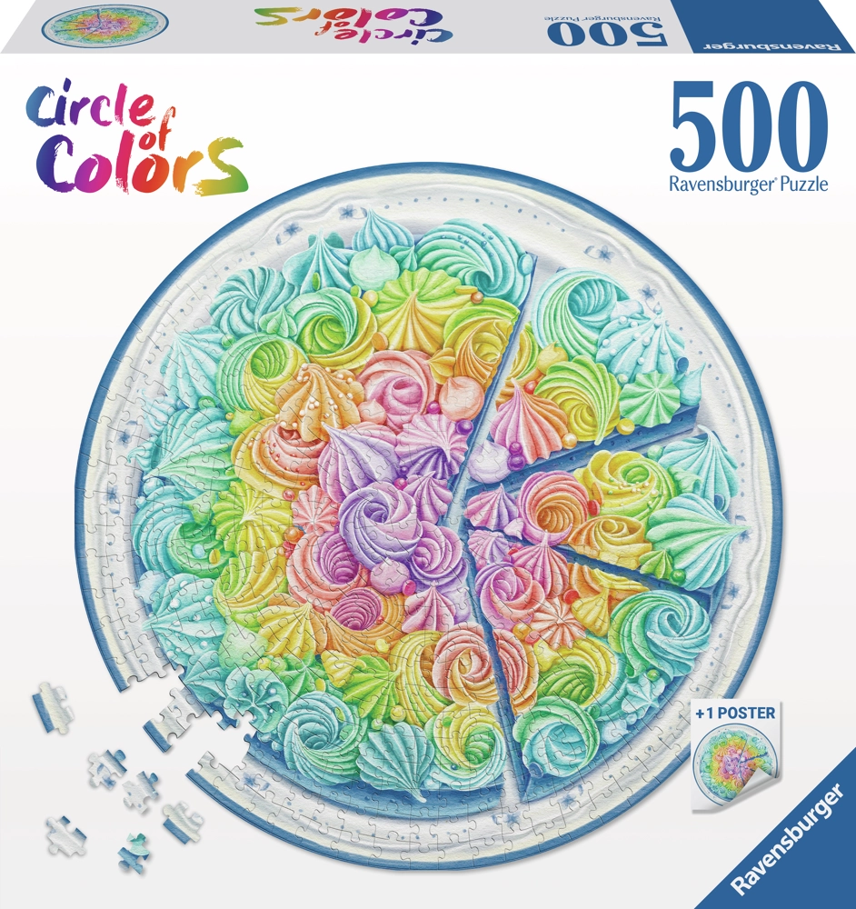 Circle of Colors -  Rainbow Cake