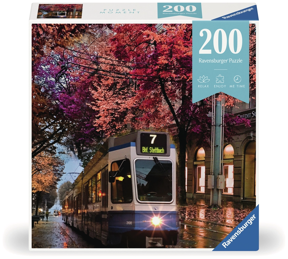 Zürich Tram 7 - Stettbach - Puzzle Moment