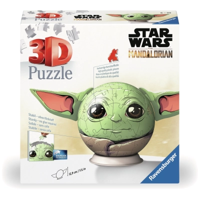 3D Puzzleball - Mandalorian Grogu mit Ohren