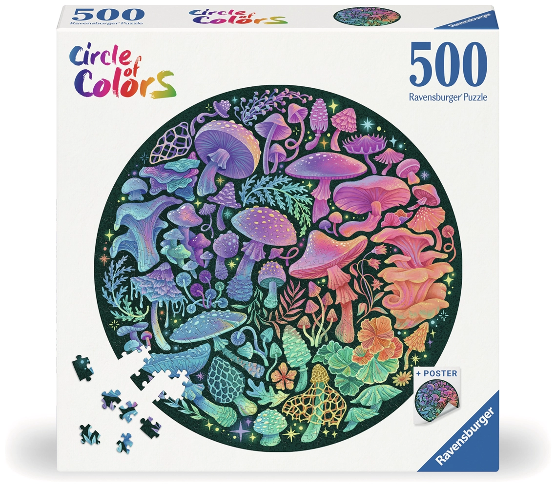 Circle of colors - Mushrooms