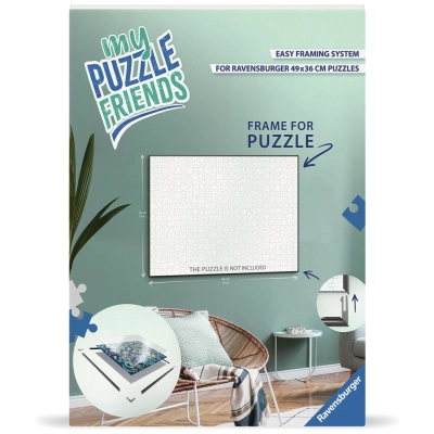 Ravensburger Puzzle-Rahmen weiss für 500 Teile Puzzle (Format 50 x 37 cm)