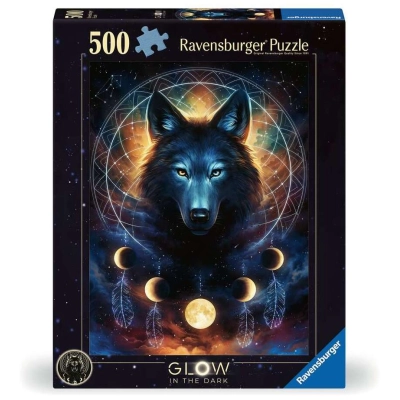 Leuchtender Wolf