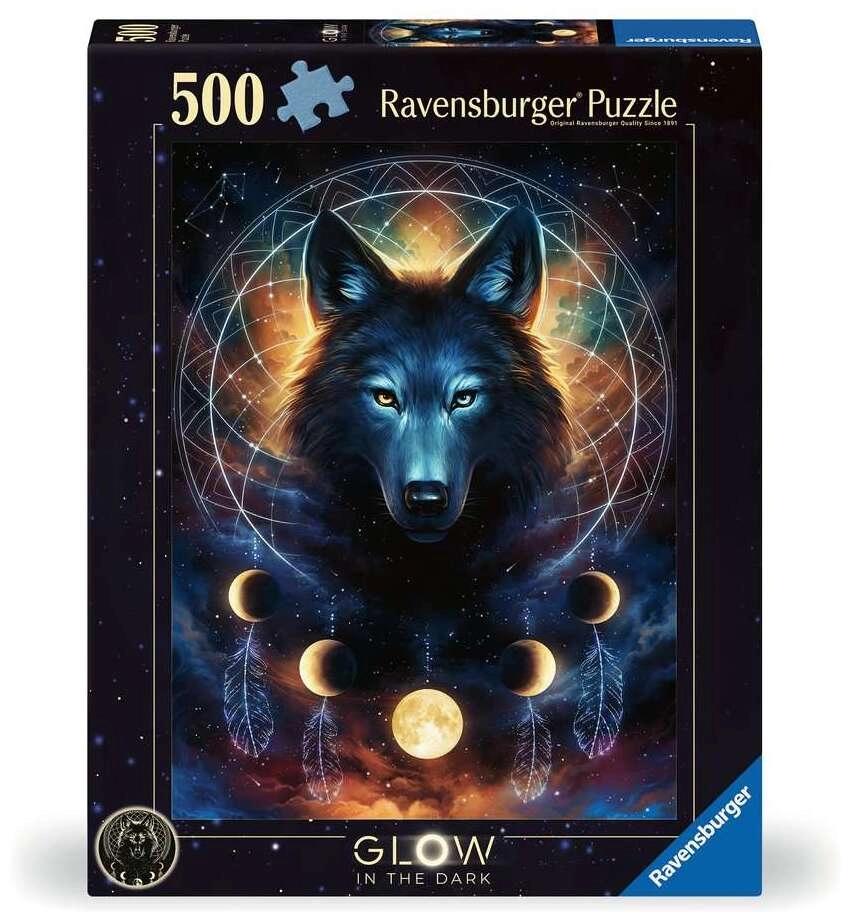 Leuchtender Wolf