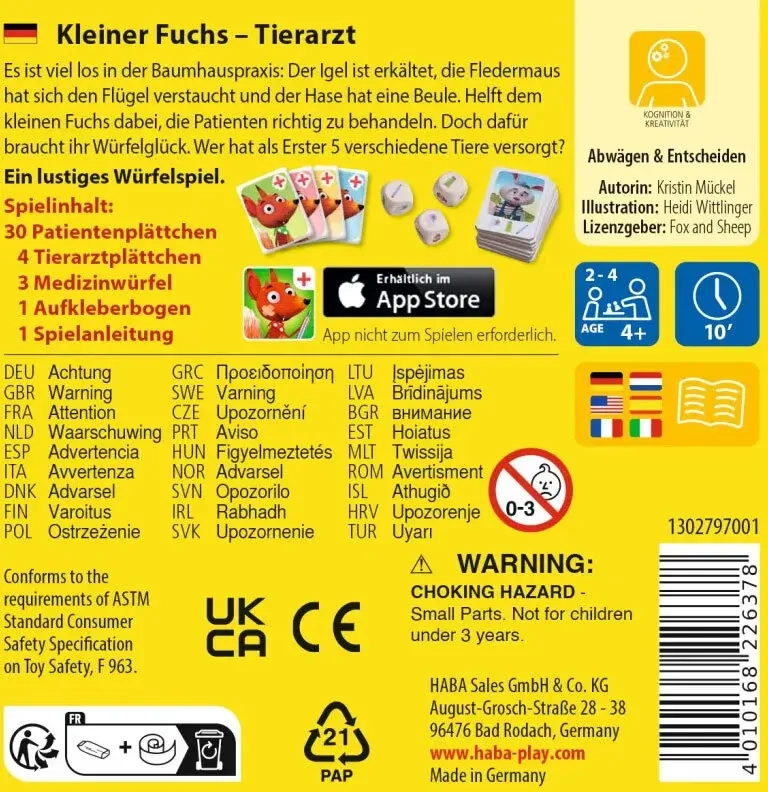 Kleiner Fuchs Tierarzt