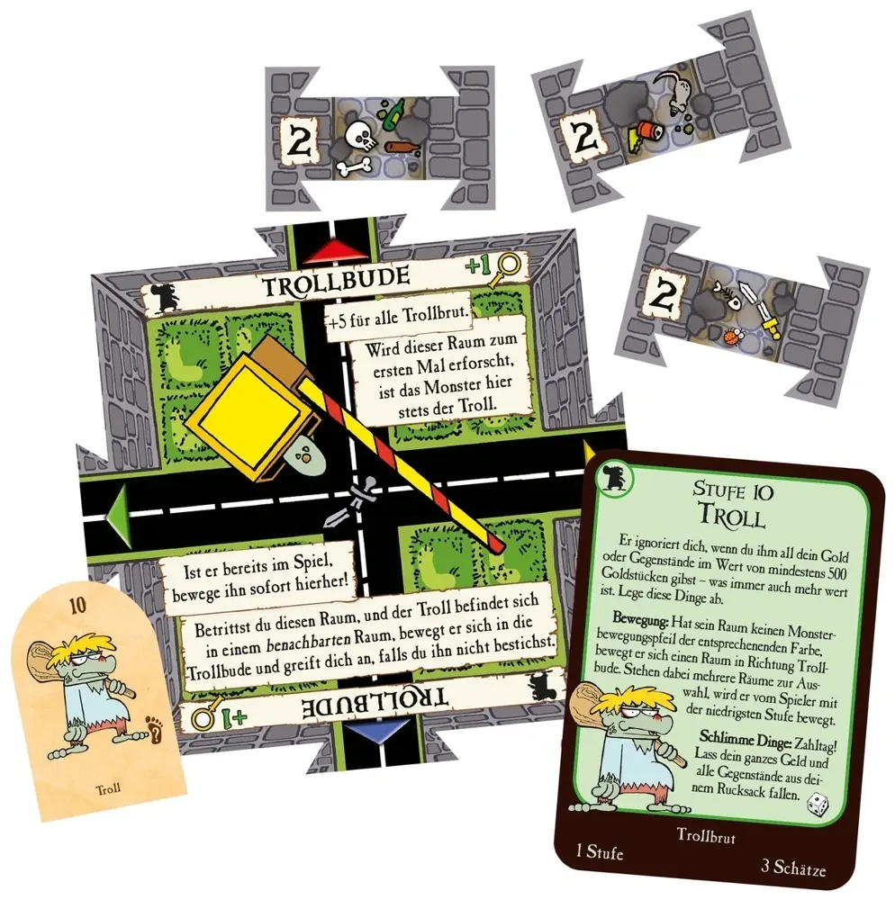 Munchkin Quest 2 - Sondertableau: Troll - Mini Erweiterung