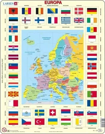 Rahmenpuzzle - Europa