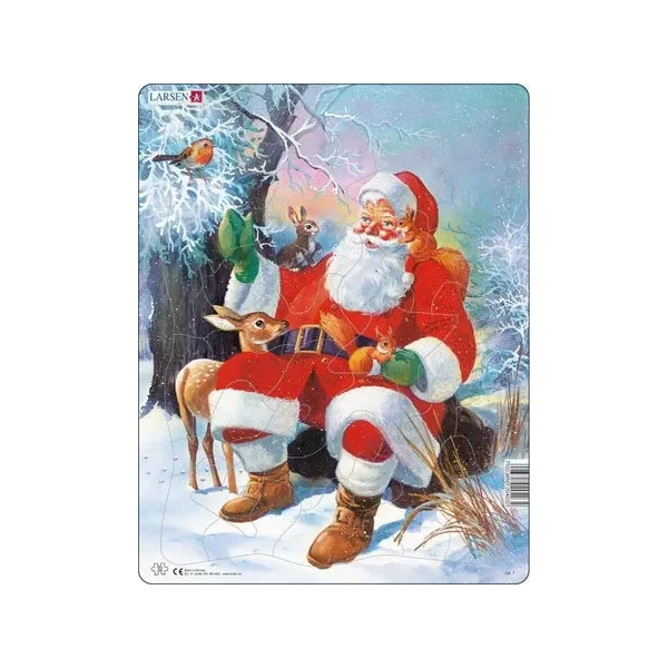 Weihnachtsmann im Wald