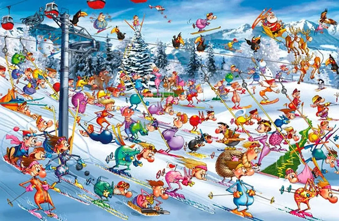 Christams Skiing - Francois Ruyer