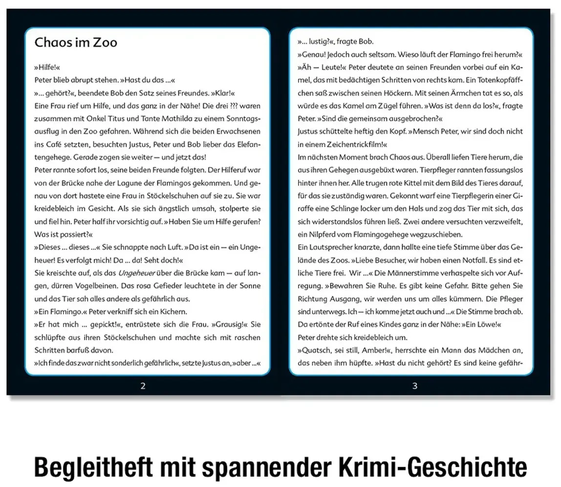 Die drei ??? Kids - Chaos im Zoo (Krimipuzzle)