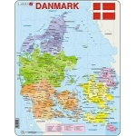 Lernkarte - Dänemark (politisch)