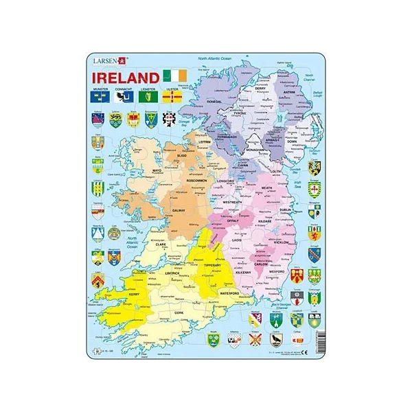 Politische Karte - Irland