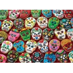 Bunte Totenkopfplätzchen