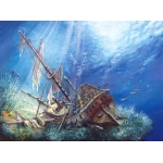Versunkenes Segelschiff