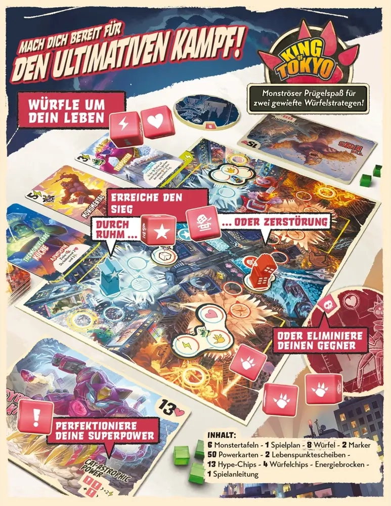 King of Tokyo Duell