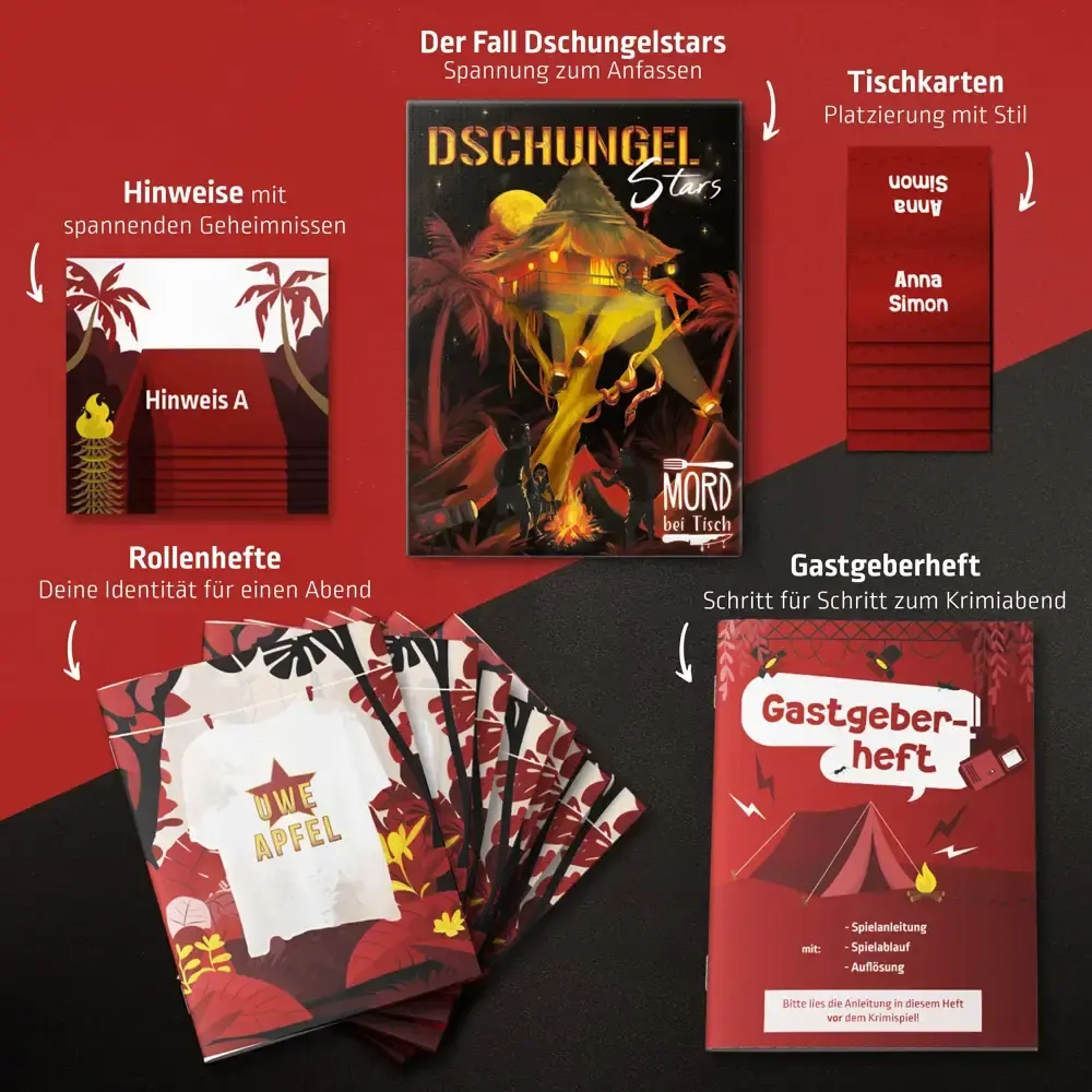 Mord bei Tisch: Dschungelstars