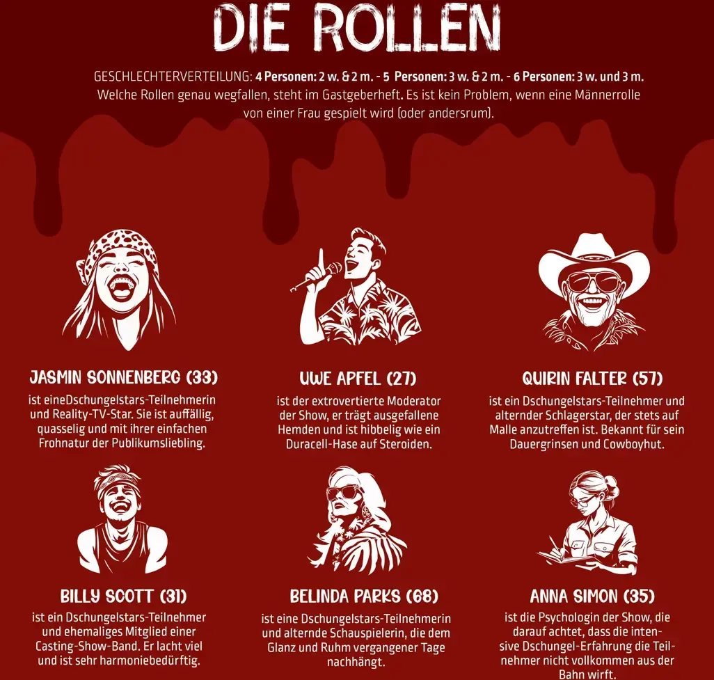Mord bei Tisch: Dschungelstars