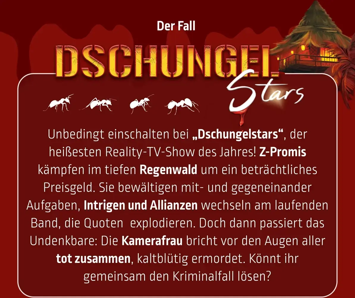 Mord bei Tisch: Dschungelstars