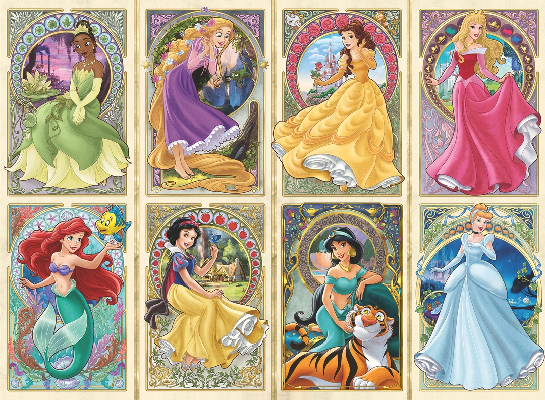 Nouveau Art Prinzessinnen - Disney