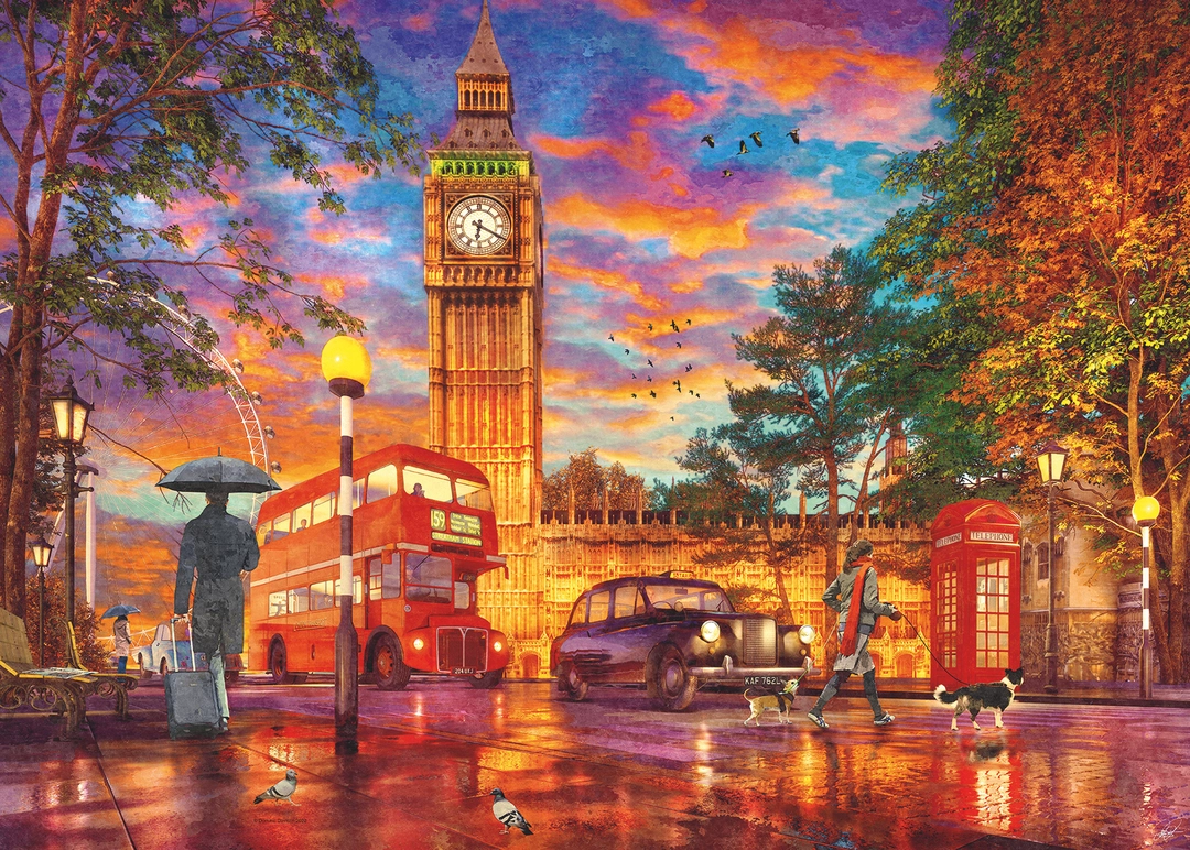 Sonnenuntergang in London - Dominic Davison